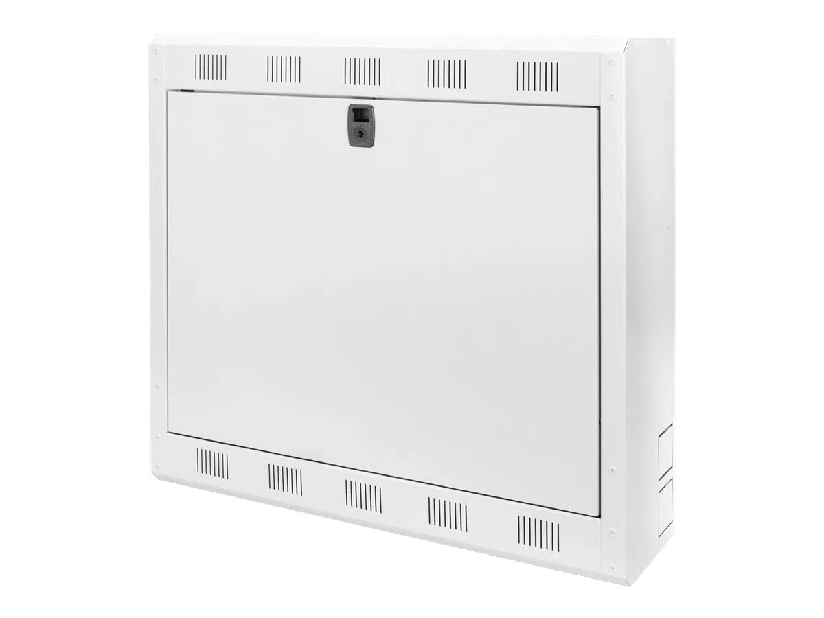 DIGITUS DVR NVR alloggiamento per montaggio a parete - profilo 2U 19" - piastra di montaggio (incl. 1U 19") - staffa per monitor 12" - grigio chiaro
