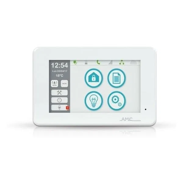 Dieffematic AMC Unika Tastiera Touchscreen con Lettore RFID/NFC - Display 5 Pollici per Sistema Allarme Sicurezza