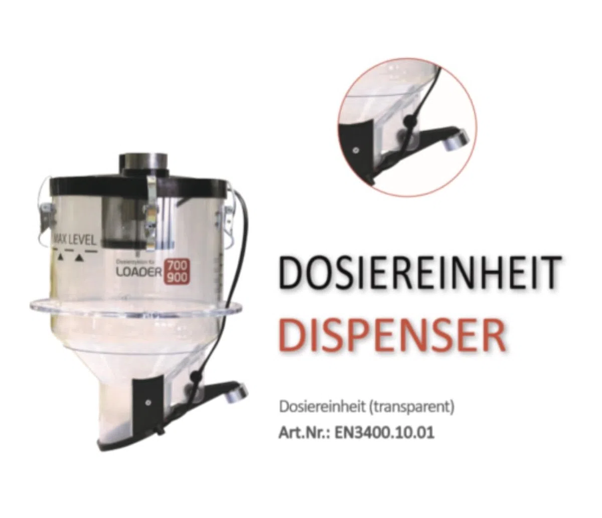 ENVIRON - Unità Dosatrice Pellet Raccoglitore per Sistema di Aspirazione Pellet | Accessorio per Sistema di Aspirazione Pellet