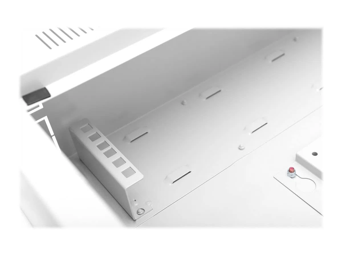 DIGITUS DVR NVR alloggiamento per montaggio a parete - profilo 2U 19" - piastra di montaggio (incl. 1U 19") - staffa per monitor 12" - grigio chiaro