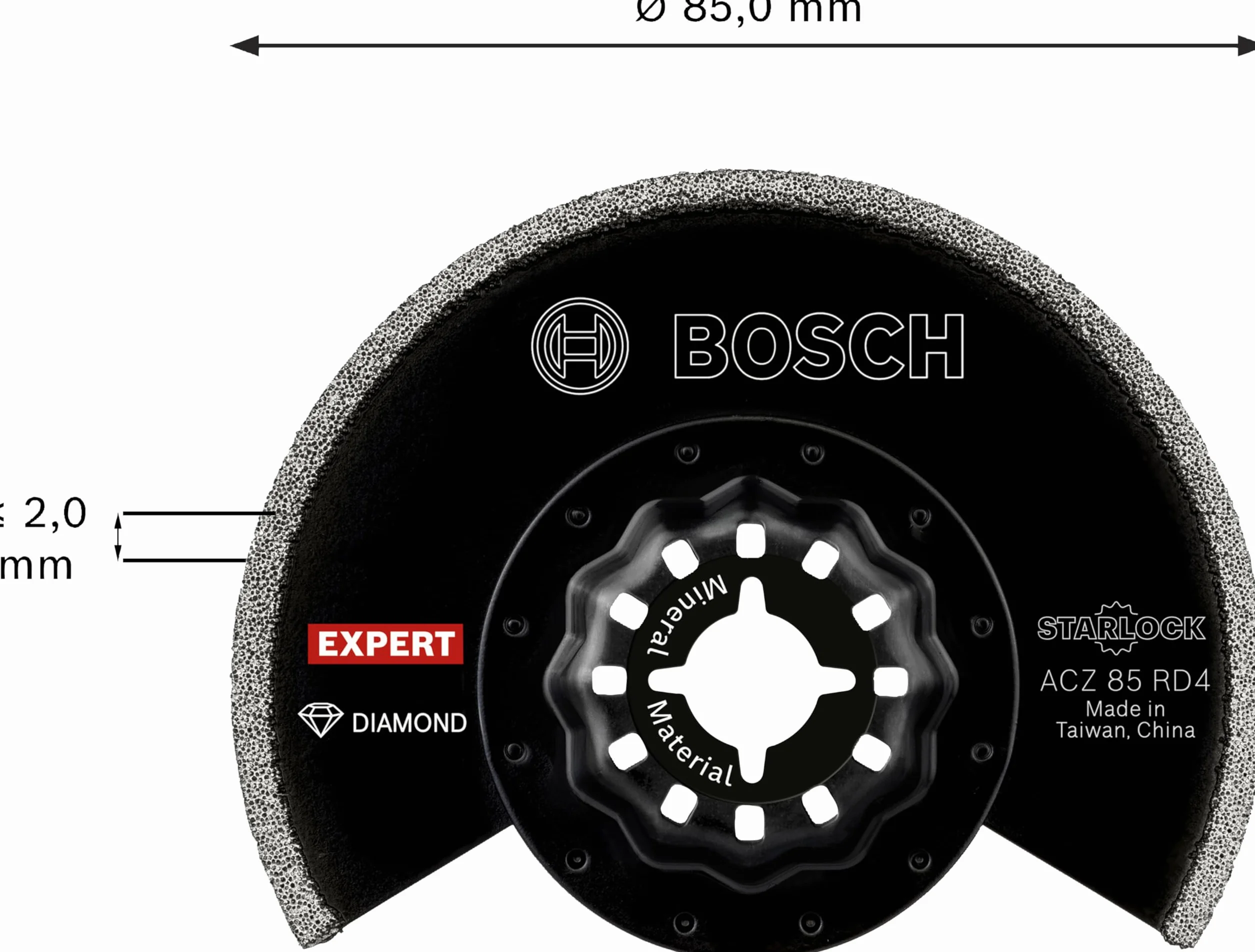 Diamond segment RBE- 10ER ACZ 85 RD4