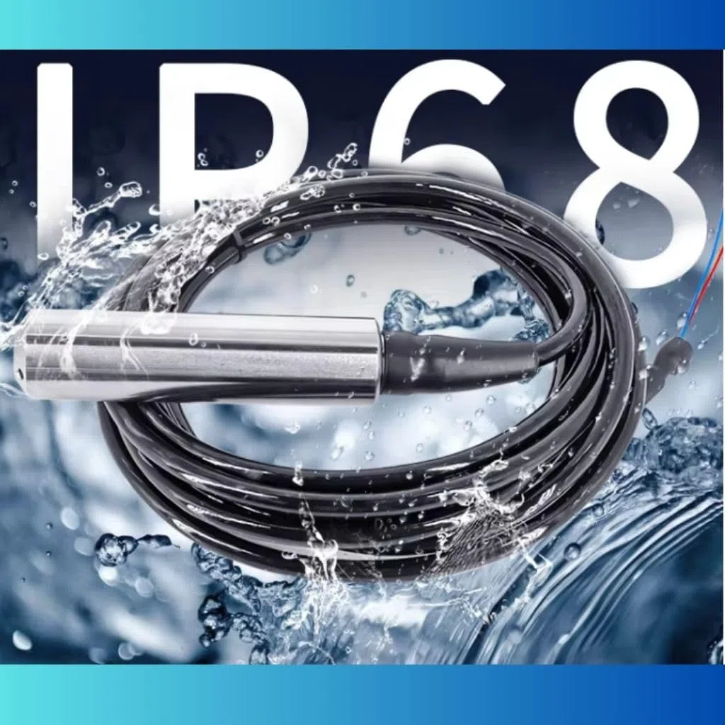 Sensore livello per Cisterne Pozzi e Serbatoio WiFi con sonda di pressione Idrostatica - Water Meter Pro - Made in Italy (Sonda 0-3M cavo 10M)