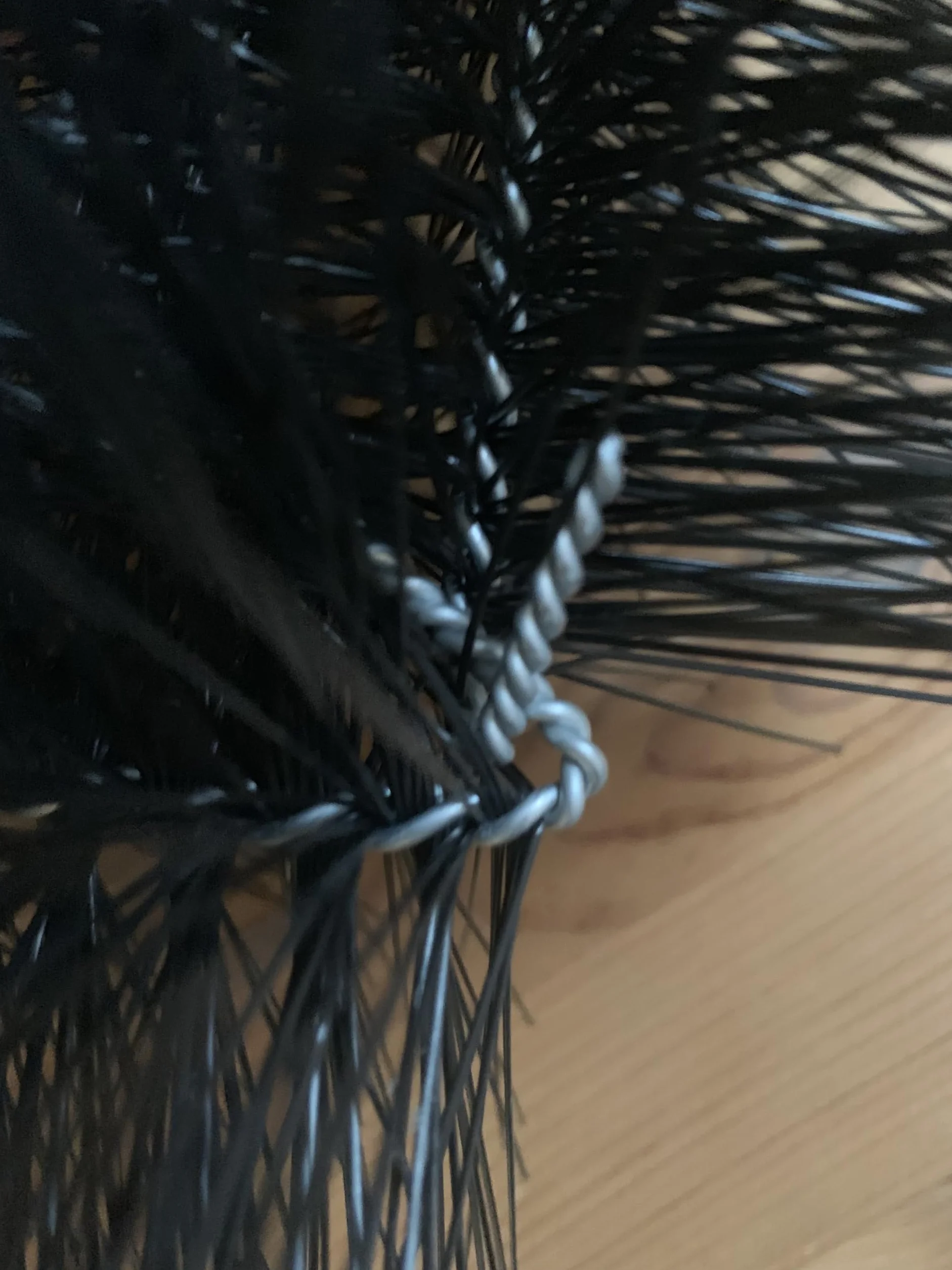 Spazzola per grondaie da 20 metri; diametro 15 cm - semplice da mantenere; di produzione tedesca. Particolarmente spessa.