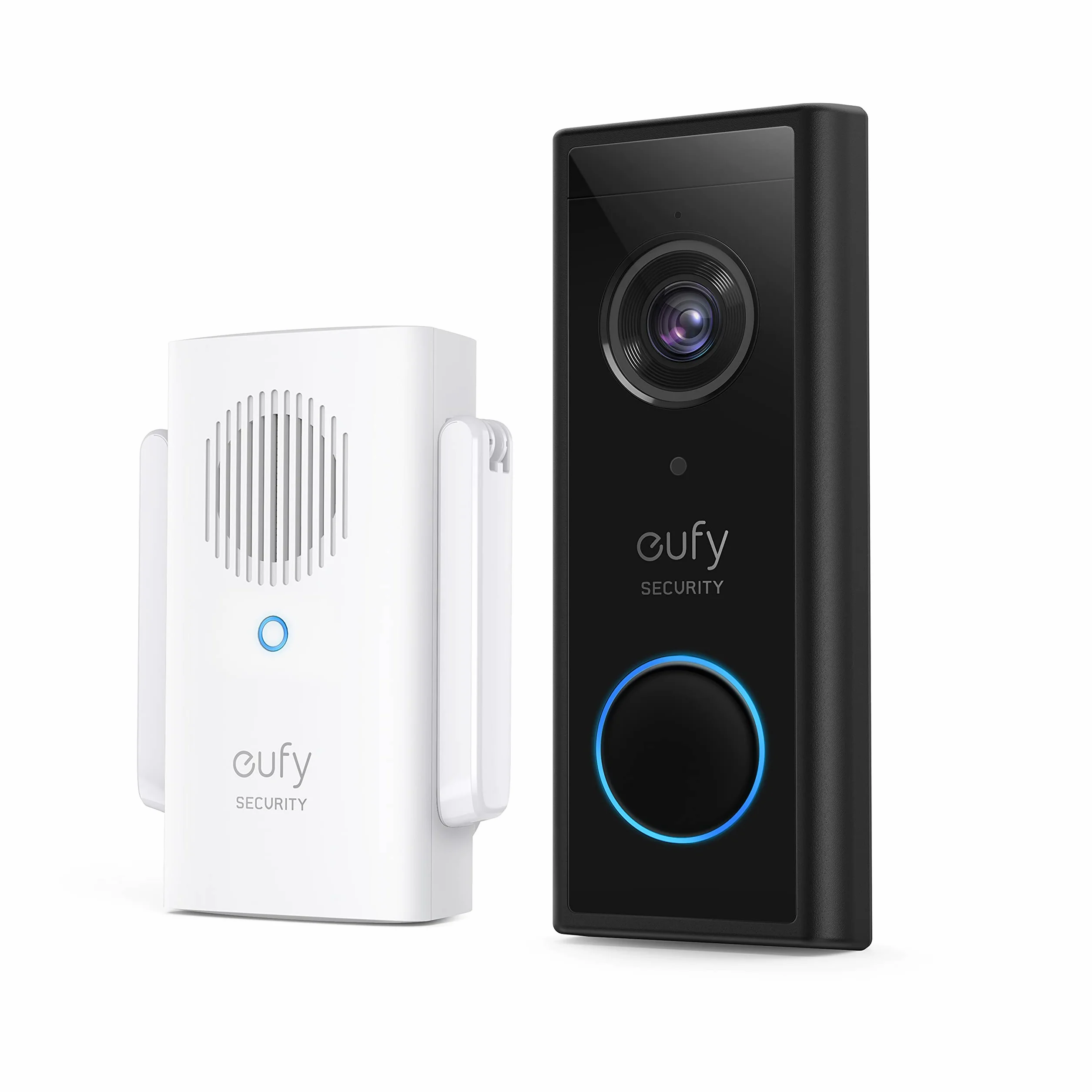 eufy Security, videocitofono wireless (a batteria) con 2K HD, 0 costi mensili, tecnologia IA integrata per rilevamento della presenza di esseri umani, audio bidirezionale, auto-installazione semplice