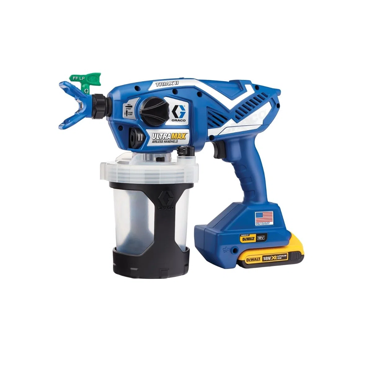 Graco 17P258 Ultramax Airless HH Spruzzatore Senza Fili 2B 240 V Acciaio Inox Blu
