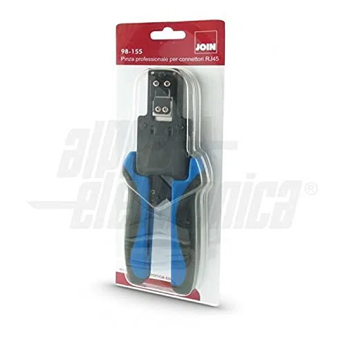 ALPHA ELETTRONICA PINZA PER CRIMPARE CONNETTORI PLUG RJ45 TECNOLOGIA PASSANTE 98-155