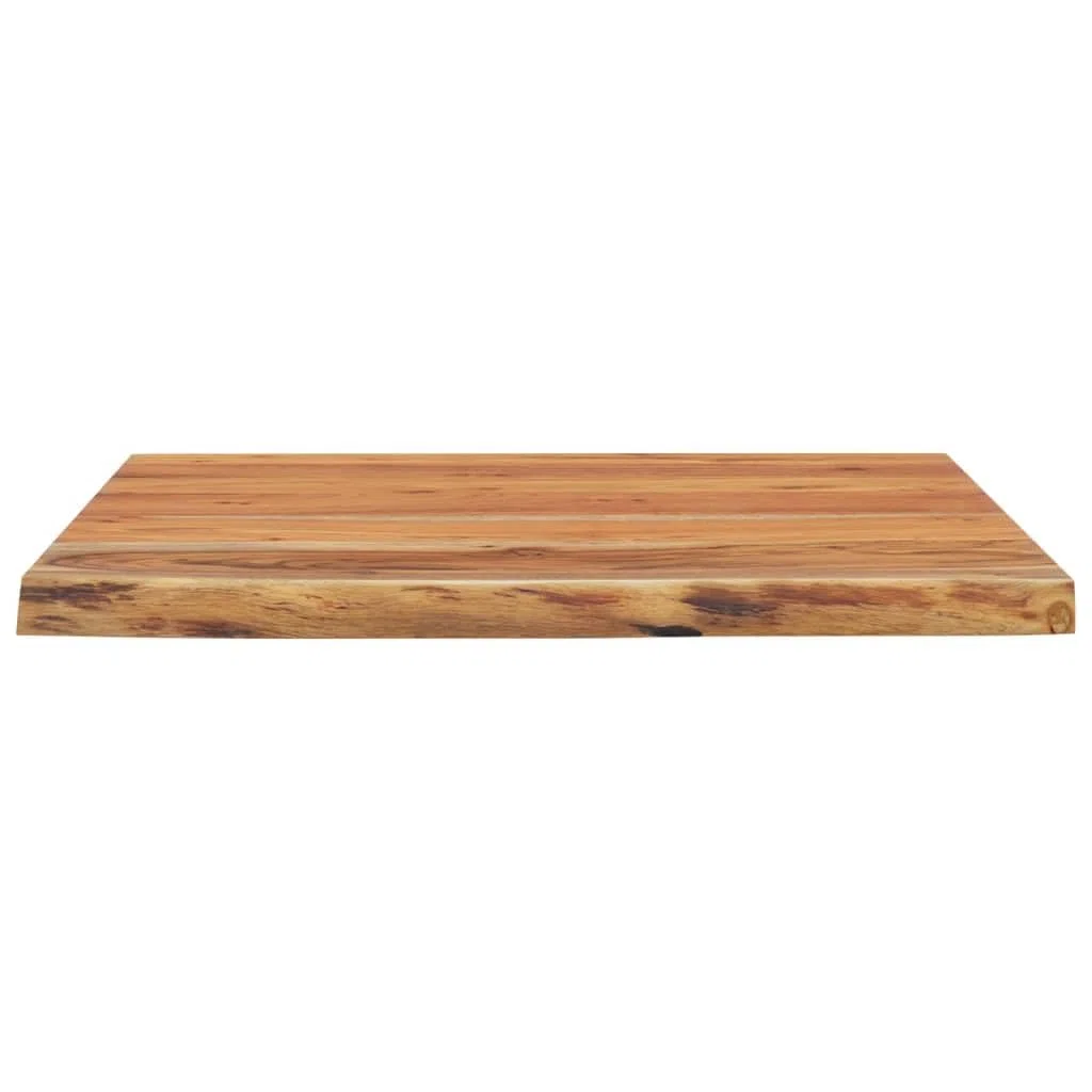ShGaxin Piano Bagno 60x60x2,5 cm Quadrato Legno Massello di Acacia,Piano Bagno,Top Bagno Piano per Lavabo da Appoggio,Piano Lavabo Bagno-370258