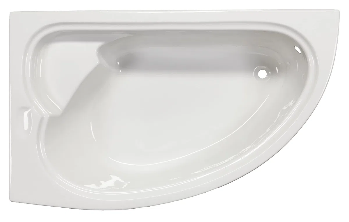 Vasca angolare London, 165 x 95 x 45,5 cm