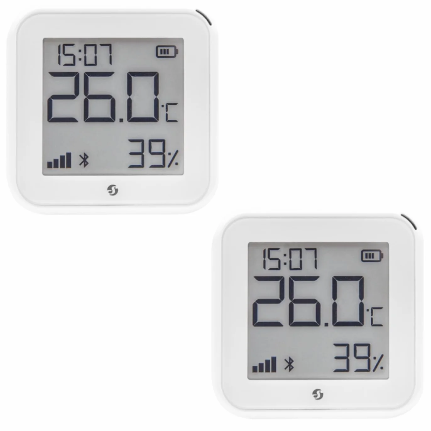 Shelly H&T Gen 3-2 sensori di temperatura e umidità Wi-Fi e Bluetooth, automazione domestica, nessun hub necessario, lunga durata della batteria, montaggio a parete