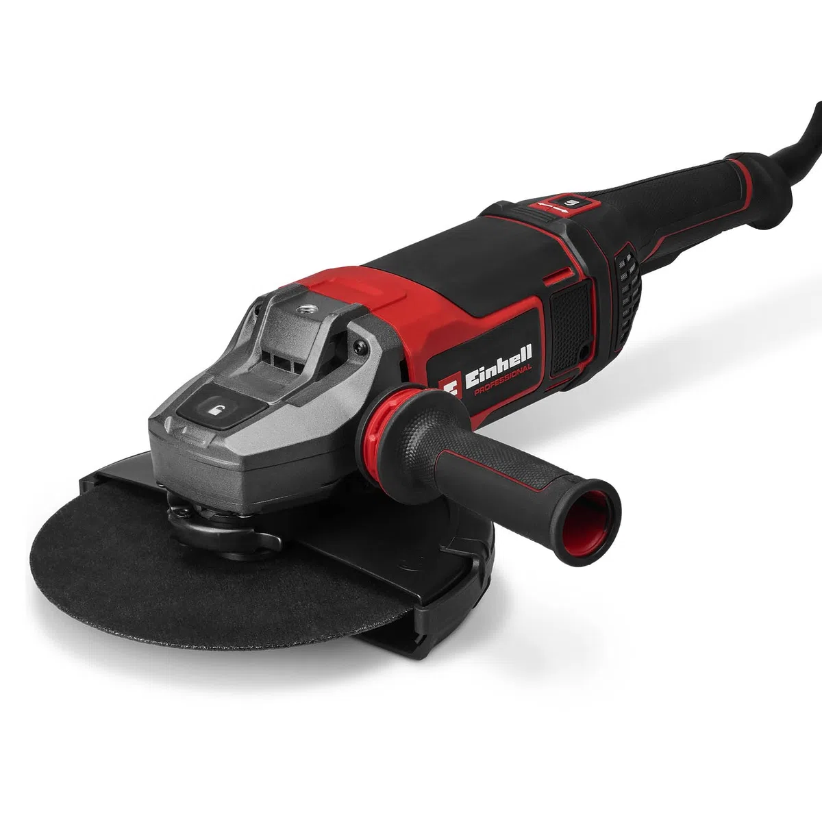 Einhell Professional TP-AG 230/2400, smerigliatrice angolare (2400 W, disco Ø 230 mm, profondità di taglio 71 mm, impugnatura girevole, antivibrazione, protezione da taglio, senza disco da taglio)