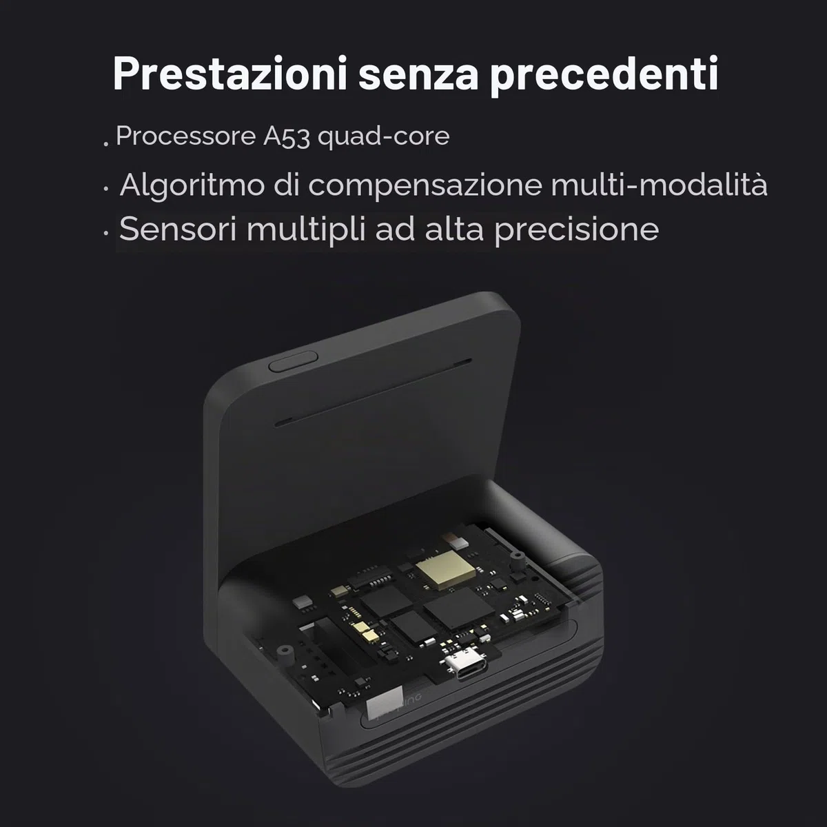 Qingping Monitor di Qualità dell'aria 2, Rilevatore di Qualità dell'Aria Interno, PM2.5, CO2, PM10, Rumore, Temperatura, Umidità, Nuova Funzione Sveglia, Tester di Qualità dell'Aria Intelligente