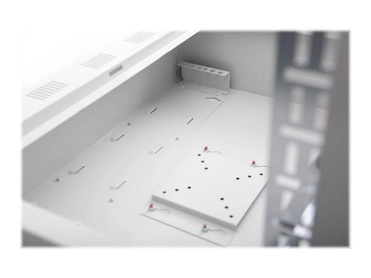 DIGITUS DVR NVR alloggiamento per montaggio a parete - profilo 2U 19" - piastra di montaggio (incl. 1U 19") - staffa per monitor 12" - grigio chiaro
