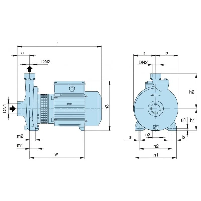 Calpeda NMM2A - Pompa acqua da 0,75 kW filettata da 1 a 6 m3/h monofase 220 V