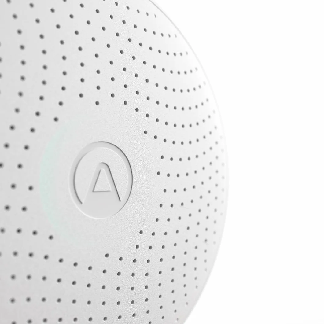 Airthings 2930 Wave Plus: Monitor per il radon e la qualità dell'aria con rilevatore di CO2, COV, pressione atmosferica, umidità e temperatura, Bianco