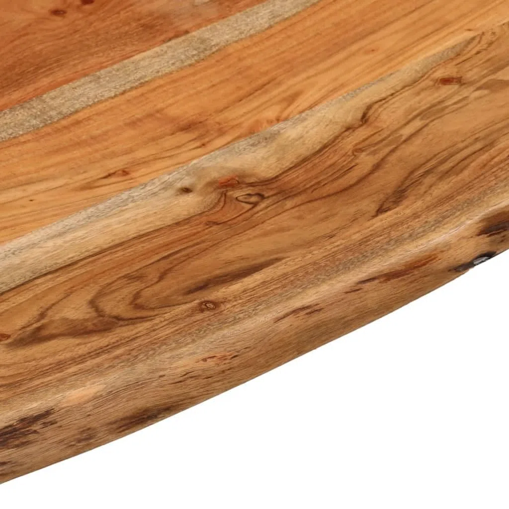ShGaxin Piano Bagno 60x60x2,5 cm Quadrato Legno Massello di Acacia,Piano Bagno,Top Bagno Piano per Lavabo da Appoggio,Piano Lavabo Bagno-370258